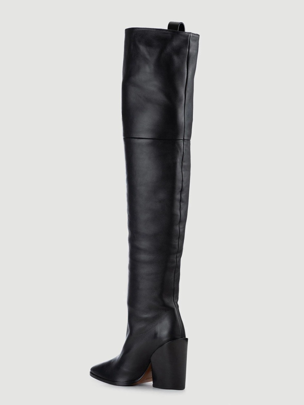 FRAME • Le Mulholland Over The Knee Boot black nappa leather OTK high heel tall - Picture 11 of 16